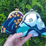 native floral purse