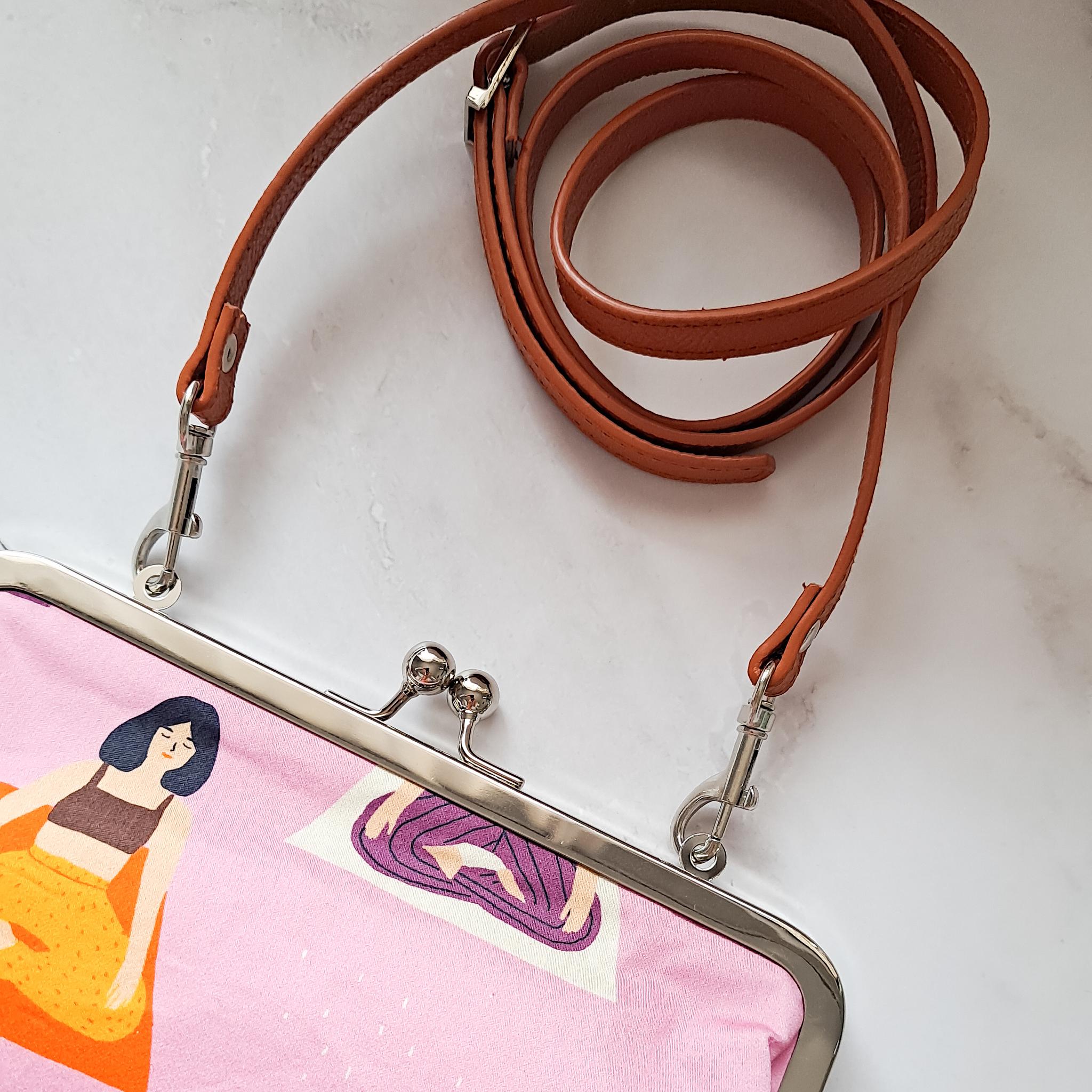 Tan Brown with gold Hardware 120cm Adjustable Bag Strap — Blue Eyed Girl