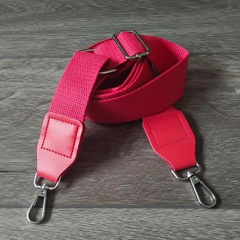 Pink with Silver Hardware 120cm Adjustable Bag Strap